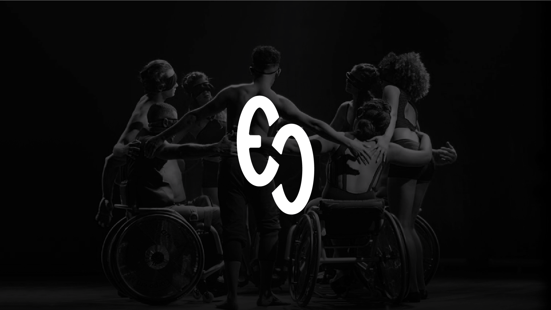 Logotipo ELO com fundo de peça de dança.