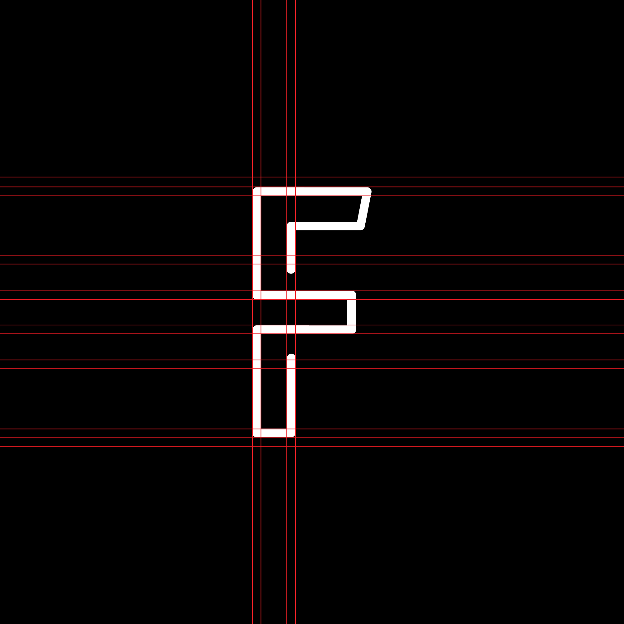 logo-design- black-white-minimalist-letter-neon-light
