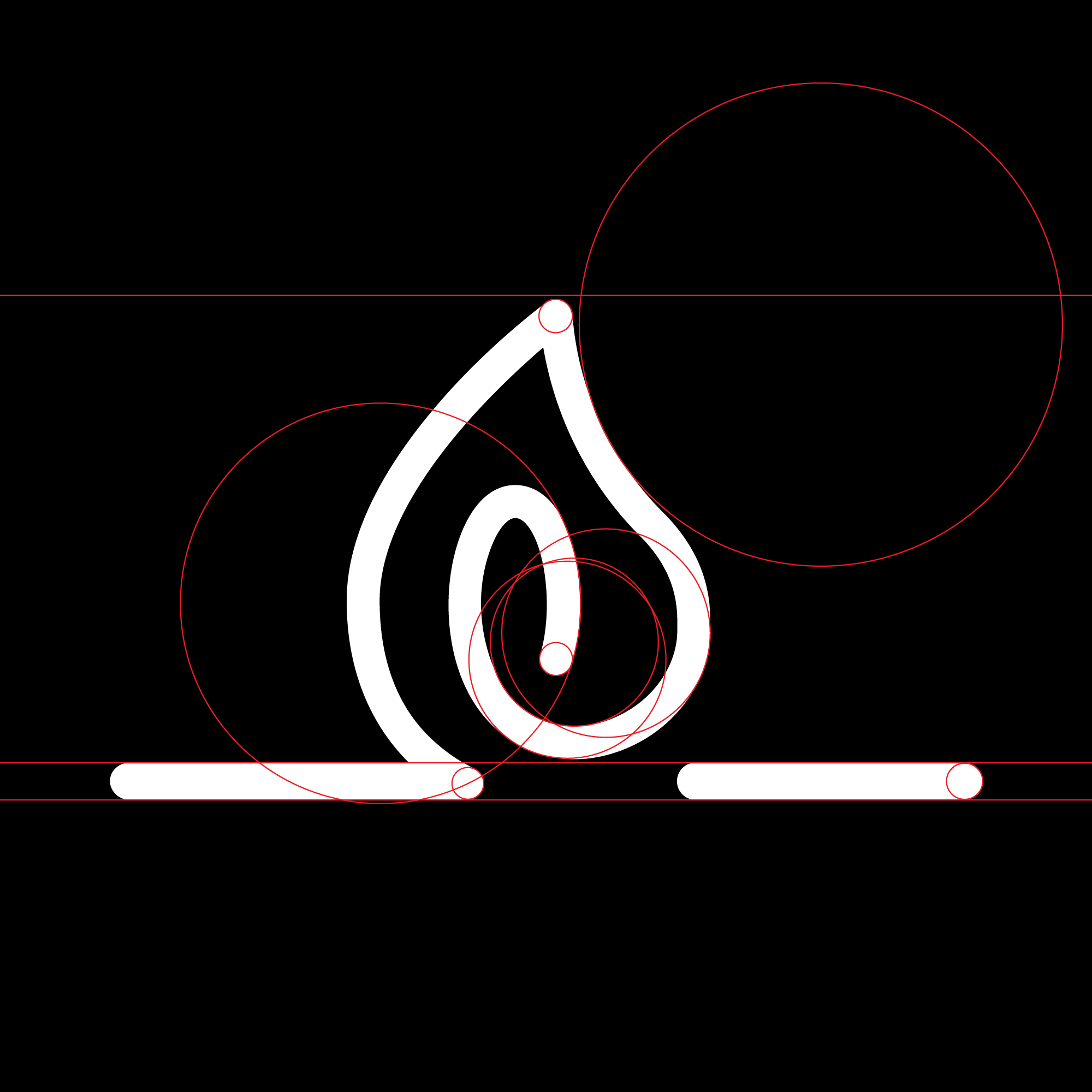 logo-design- black-white-minimalist-drop-flame-fire