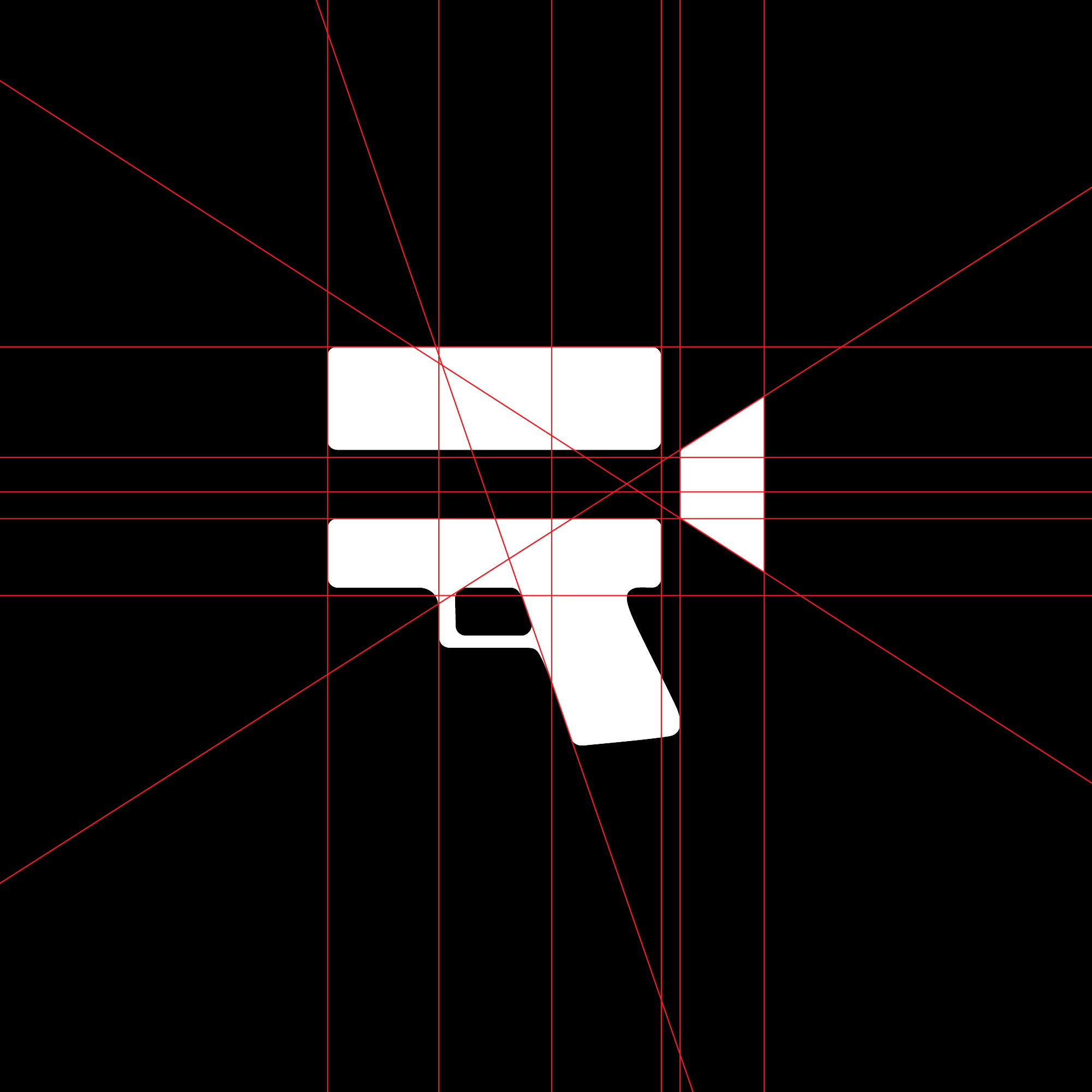 logo-design- black-white-minimalist-gun-camera-film-grid
