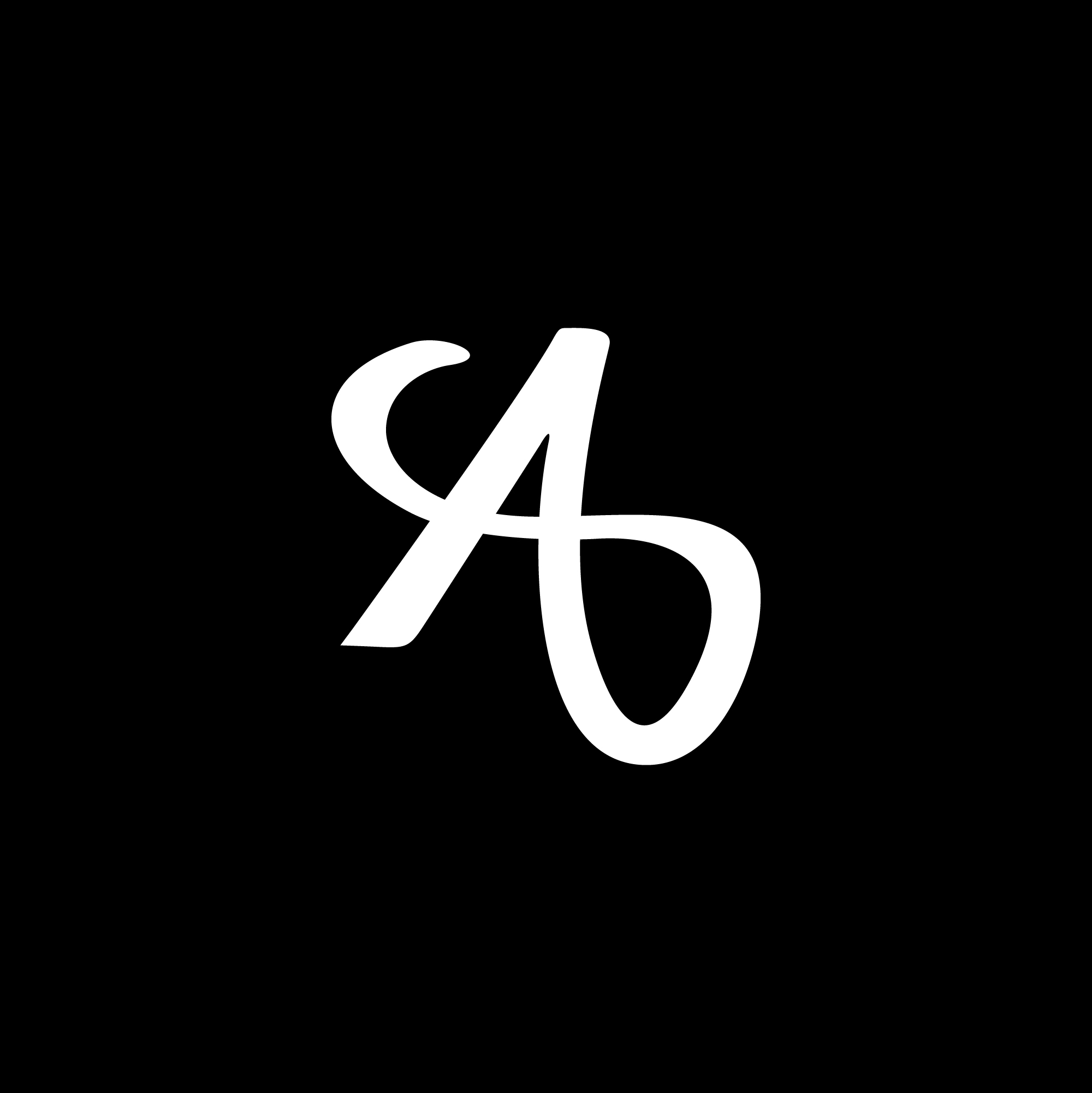logo-design- black-white-minimalist-letter-cursive-simple-alphabet