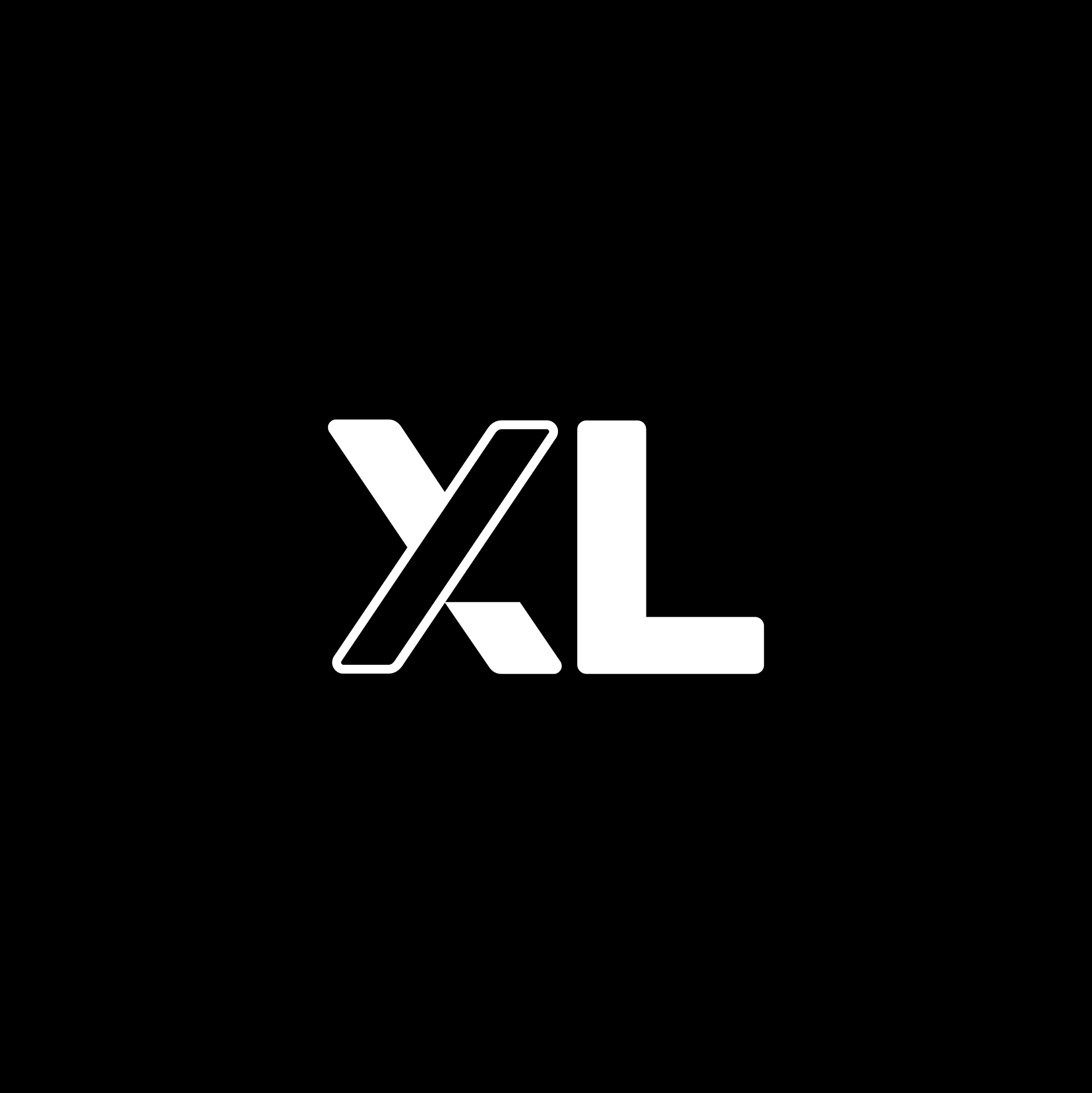 logo-design- black-white-minimalist-letter-shape-XL