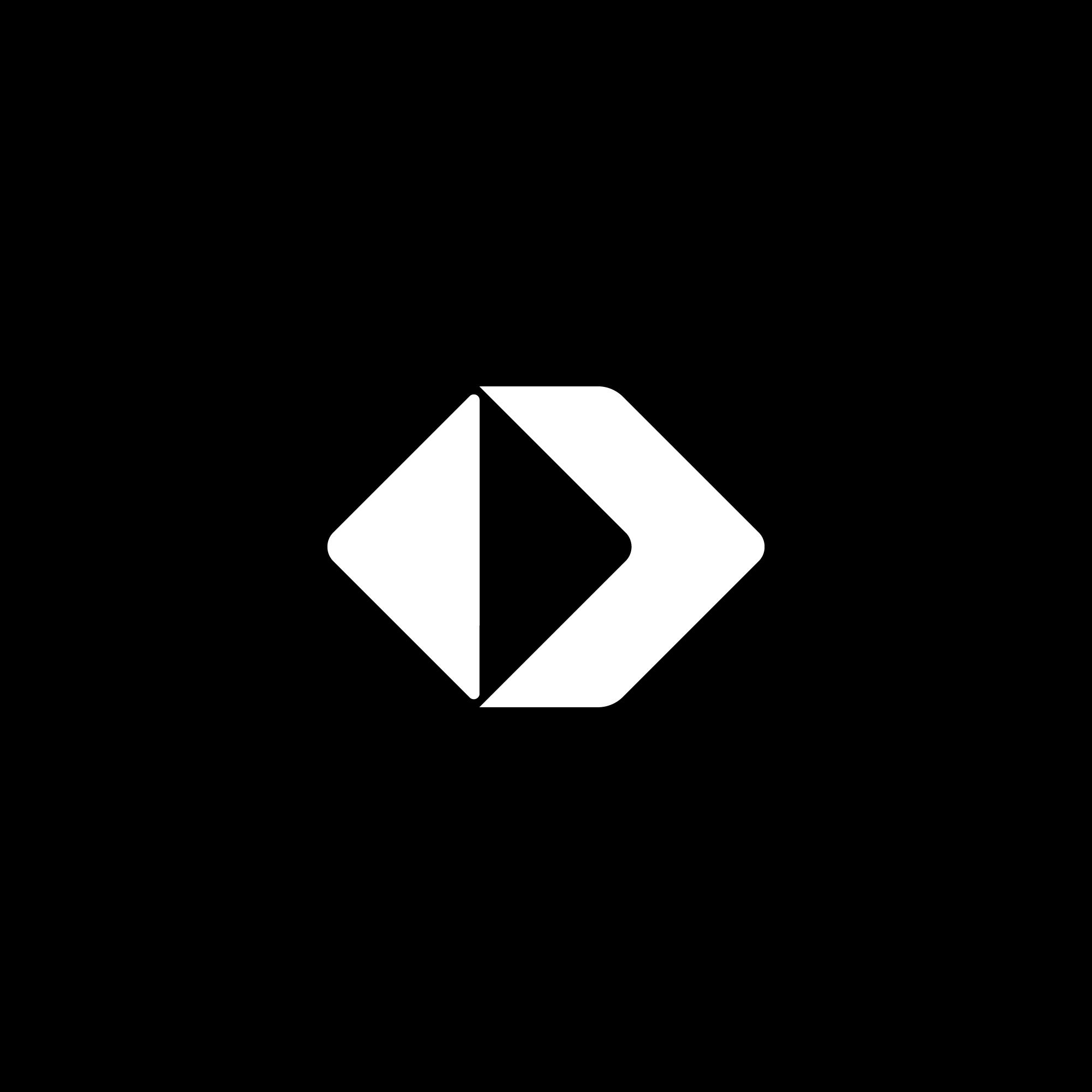 logo-design- black-white-minimalist-shape-triangle-arrow-diamond