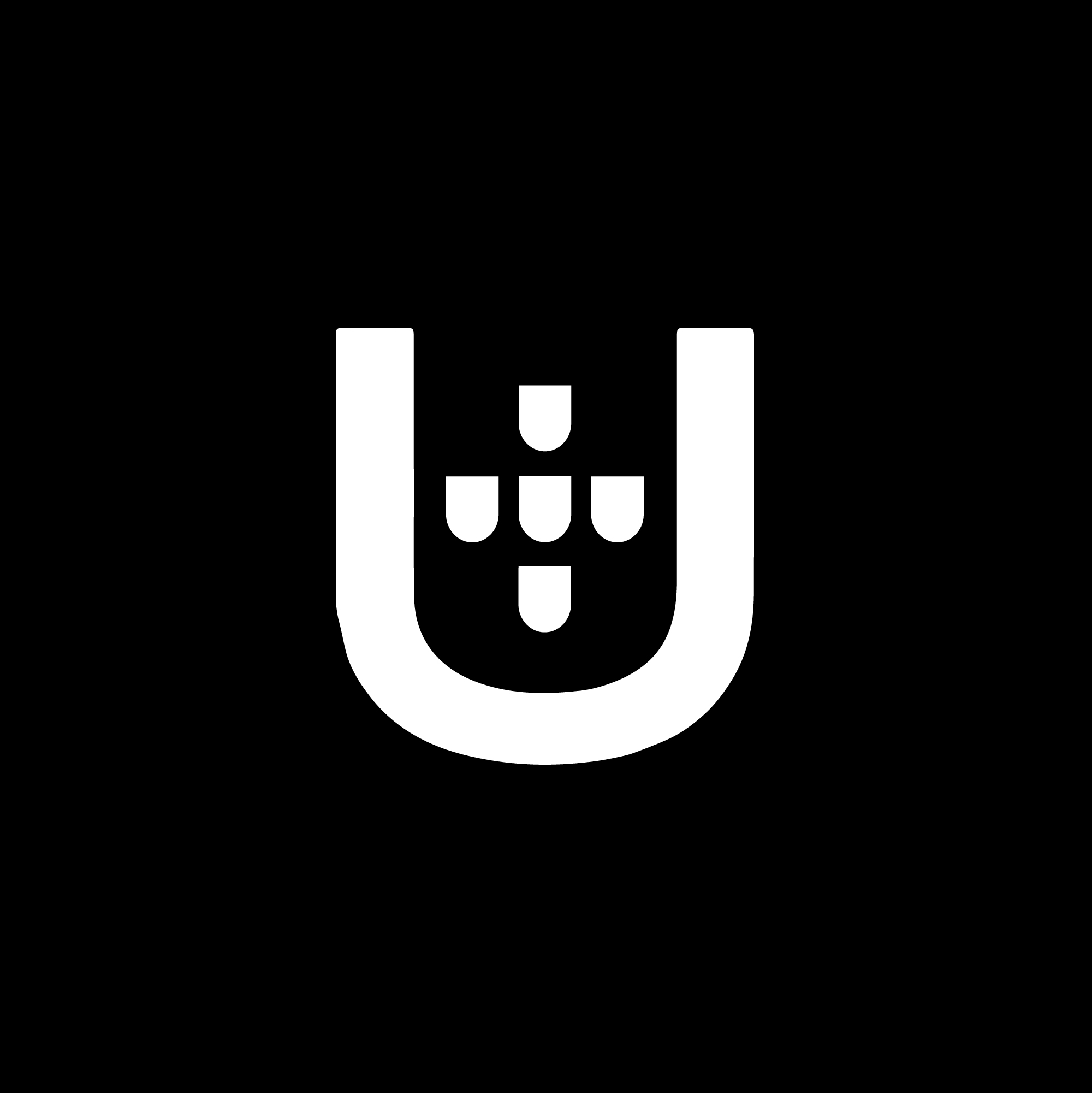 logo-design- black-white-minimalist-shield-shape-letter