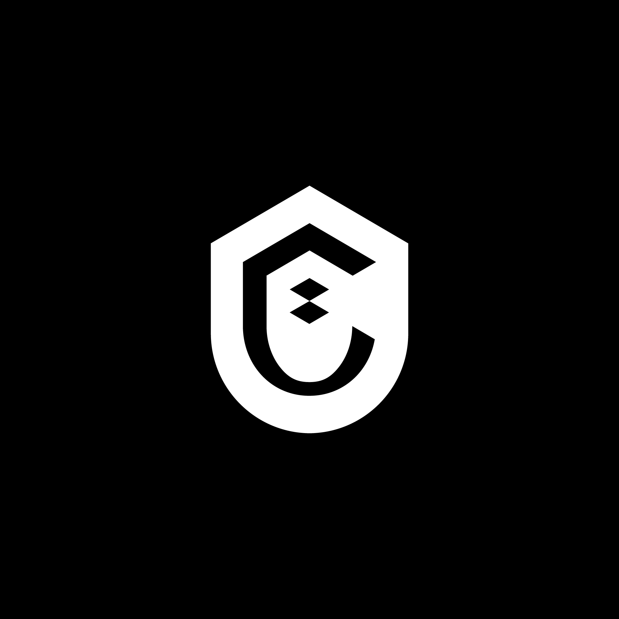 logo-design- black-white-minimalist-shield