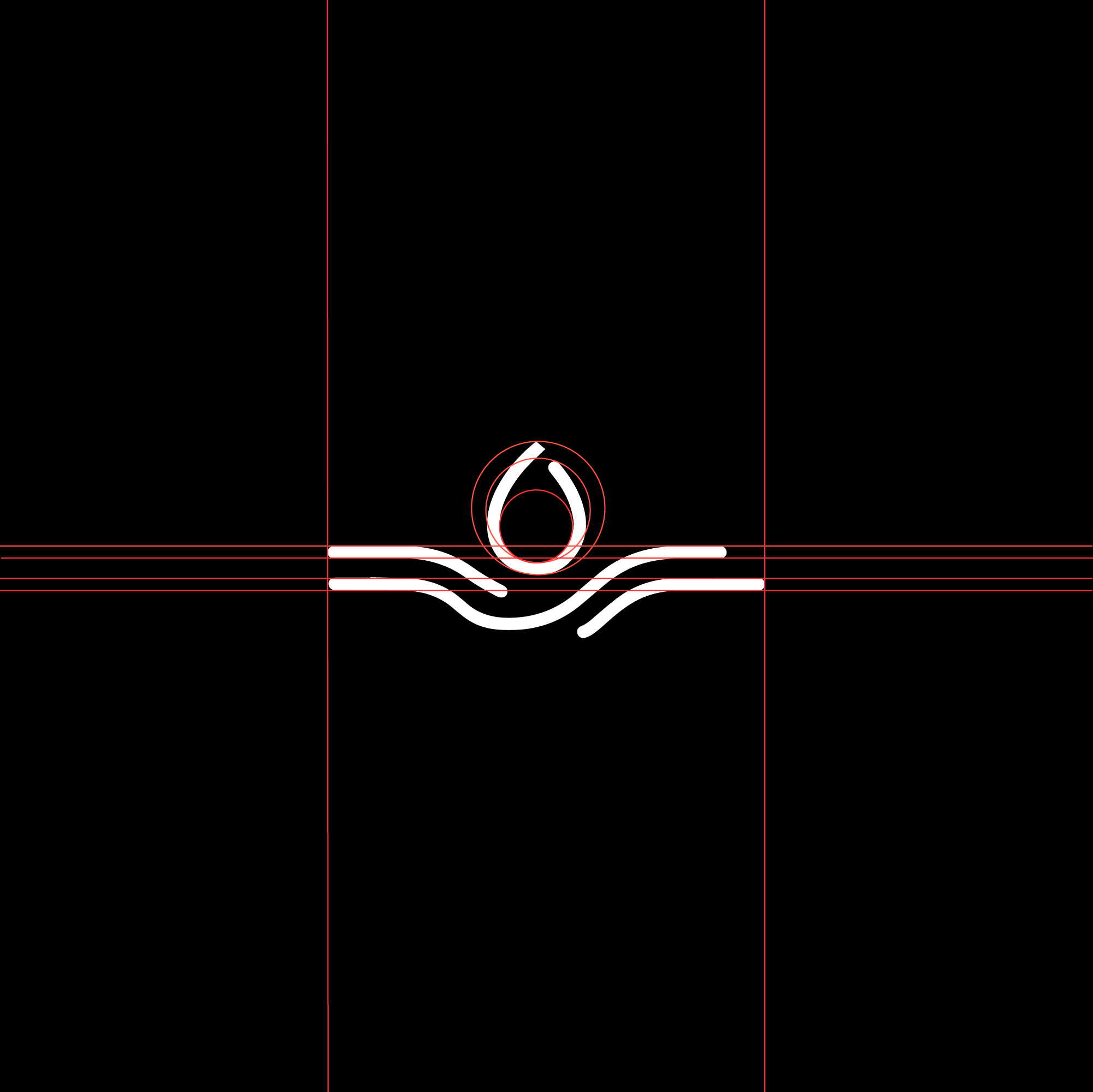 logo-design- black-white-minimalist-water-drop-river-simple-elegant