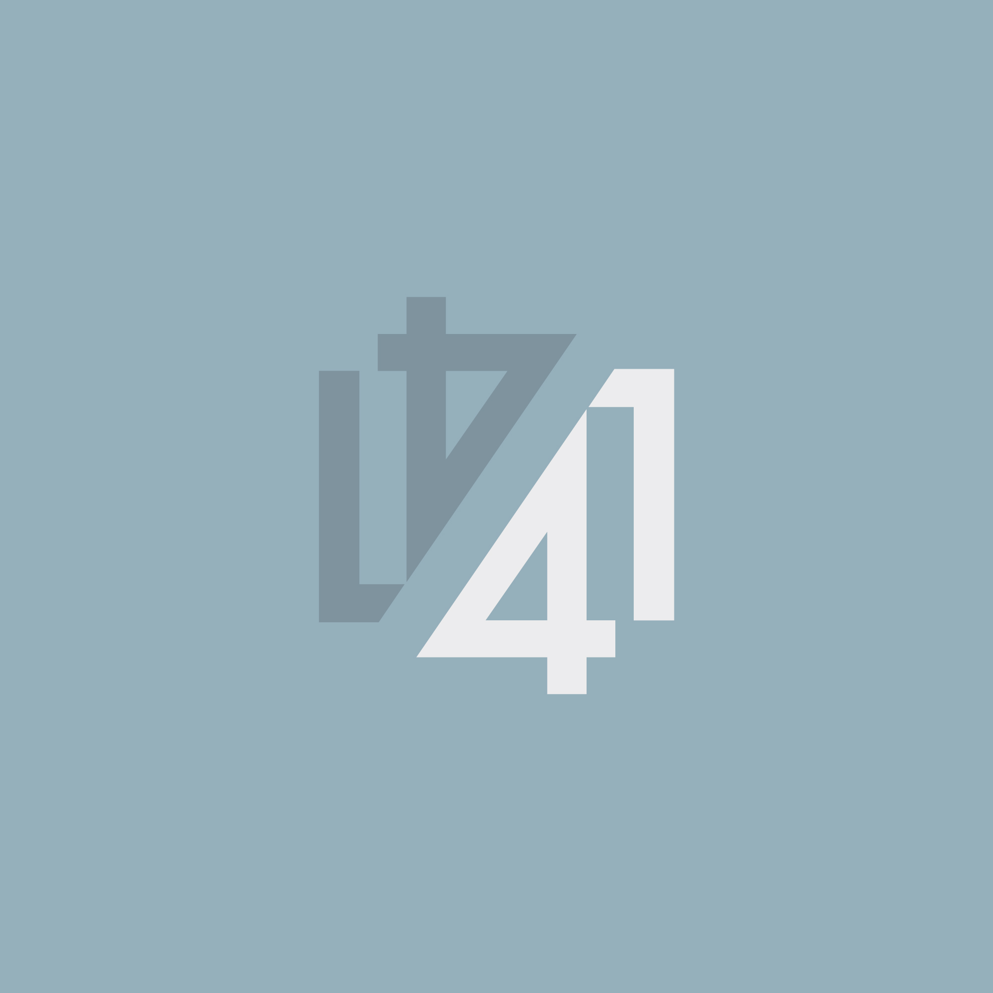 logo-design- black-white-minimalist-number-letter-grey-blue