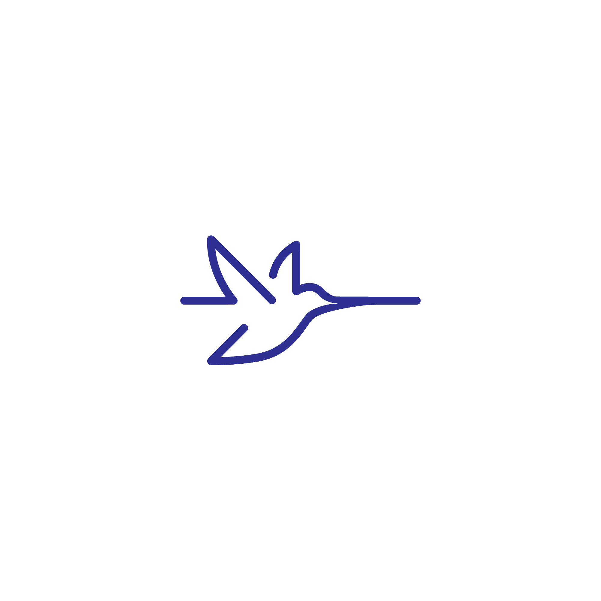 logo-design- black-white-minimalist-bird-fly-blue-elegant-simple