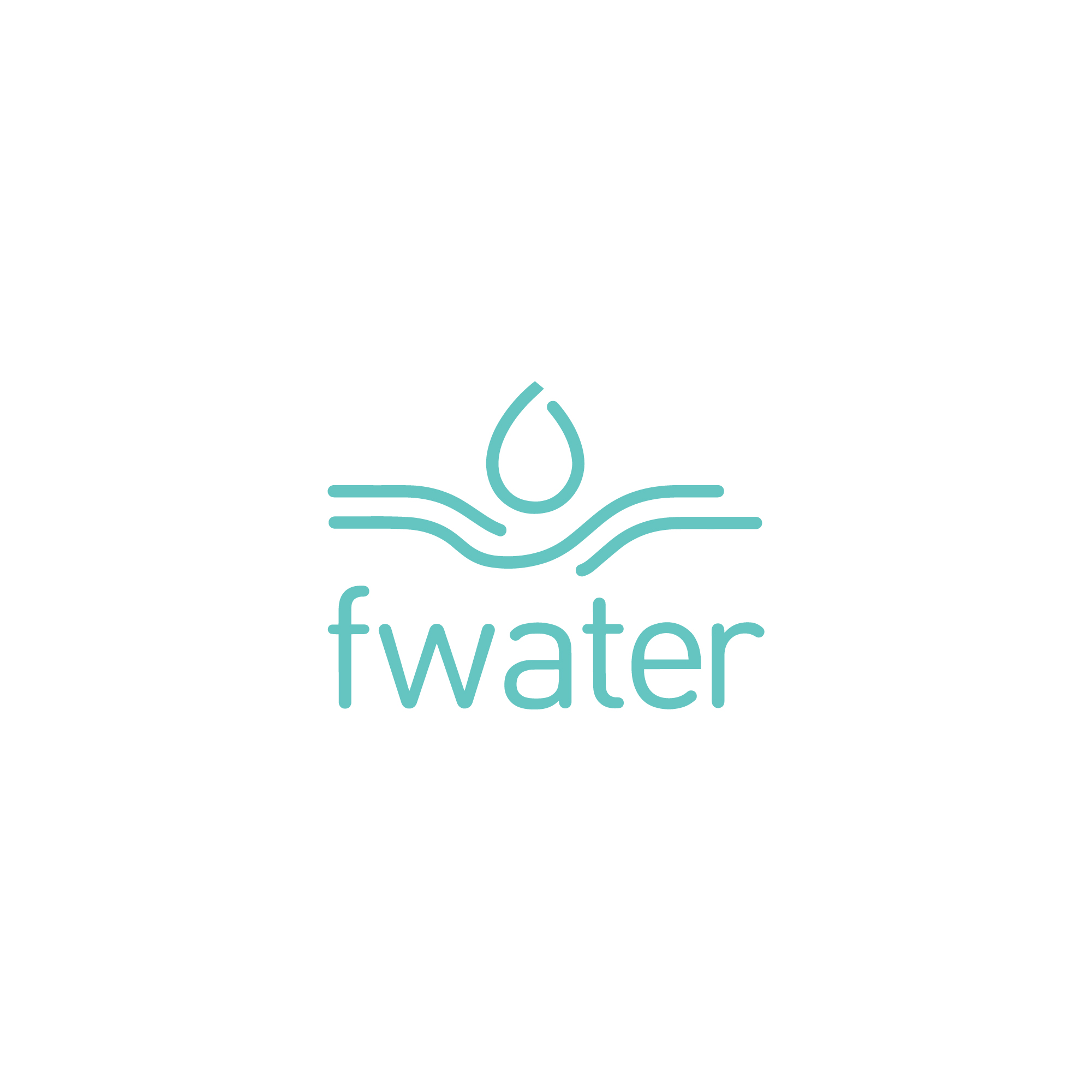 logo-design- black-white-minimalist-water-drop-river-simple-elegant