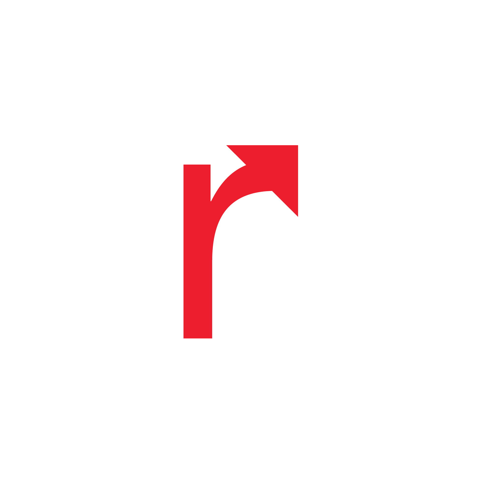 logo-red-design- black-white-minimalist-route-arrow-letter