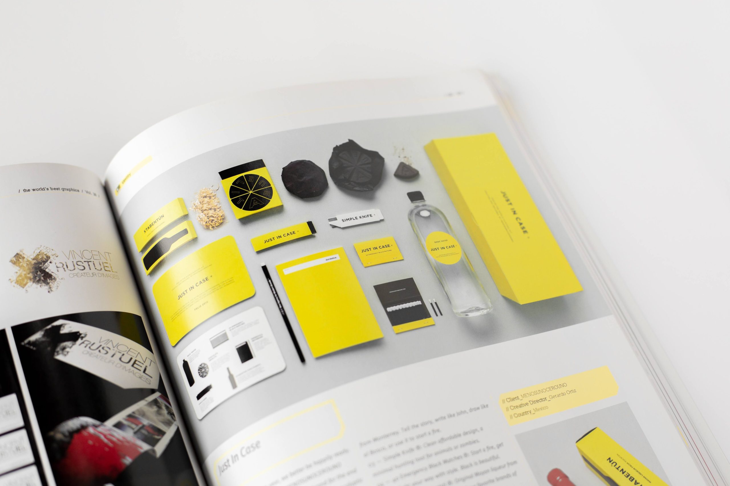 Branding yellow magazine