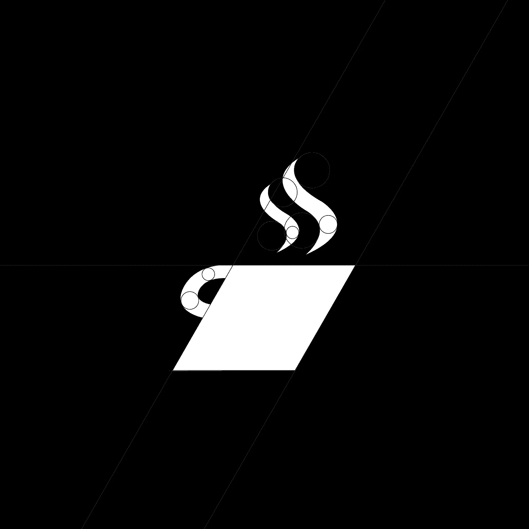 Logo design asymmetrical coffee mug
