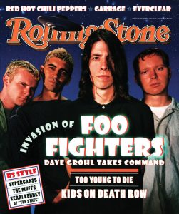 Rolling Stone Issue 718 cover featuring Foo Fighters